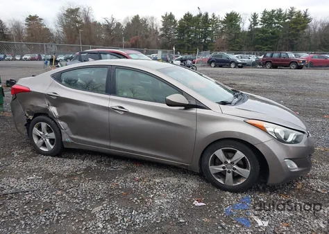 2012 Hyundai Elantra Gls из США, поврежденный, VIN 5NPDH4AE2CH097432
